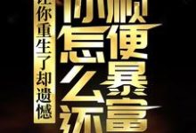 让你重生了却遗憾，你怎么还顺便暴富了？大结局，李毅唐雪小说无广告阅读-冰糖文学